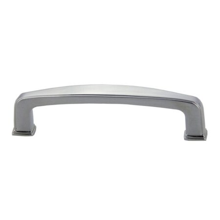Crown 4-5/8" Deco Cabinet Pull with 3-3/4" Center to Center Polished Chrome Finish CHP81092PC